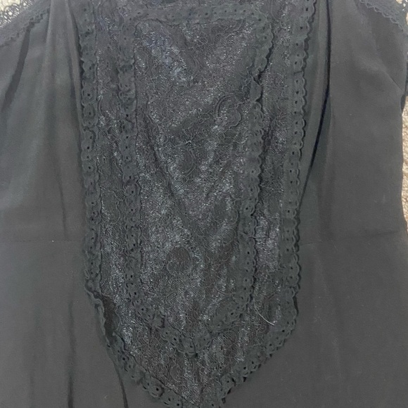 Rebecca Taylor Lace Patch Silk Midi Slipdress Sz 4 NEW - Picture 5 of 7